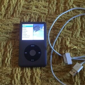 Apple iPod Classic Silver with Black Accents - 160gb